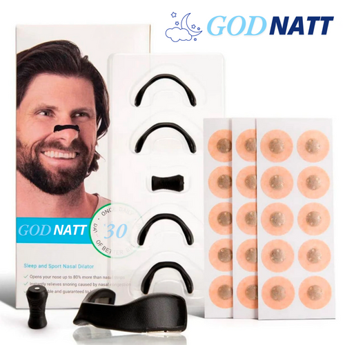 GodNatt™ - Tiras Nasales Magnéticas Extra Fuertes 30 unidades