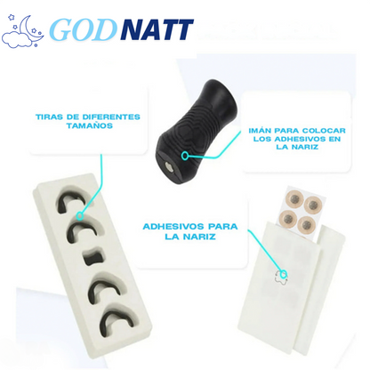 GodNatt™ - Tiras Nasales Magnéticas Extra Fuertes 30 unidades