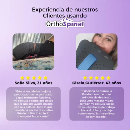 OrthoSpinal™- Dispositivo Ortopédico De Alivio y Corrección Lumbar