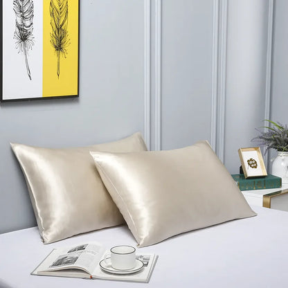 GodNatt- Funda de Seda 100% Mulberry de 22 Mommes Doble Cara