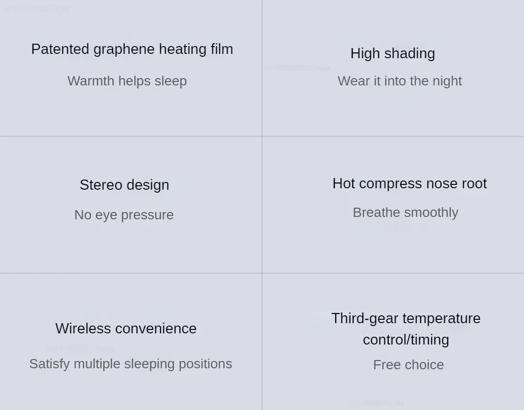 Xiaomi -Antifaz para dormir con calefacción, relajante, para dormir,