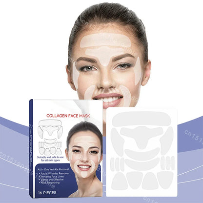 GodNatt- 16 Uds parches de silicona reutilizables contra arrugas del sueño