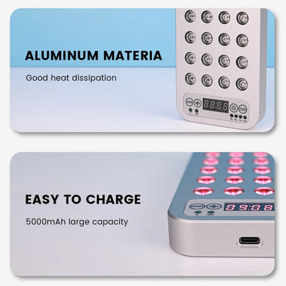 Godnatt- Terapia de Luz Roja Inalámbrico Portátil