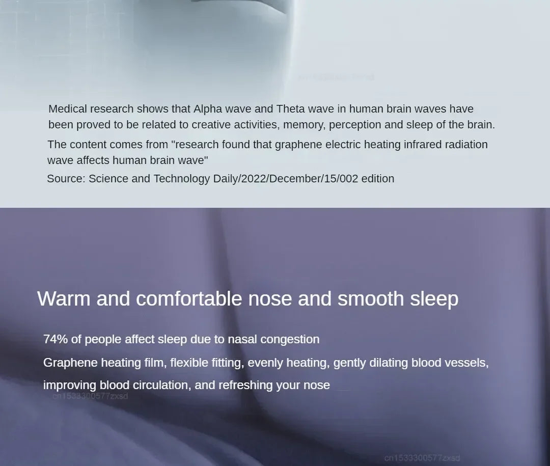 Xiaomi -Antifaz para dormir con calefacción, relajante, para dormir,