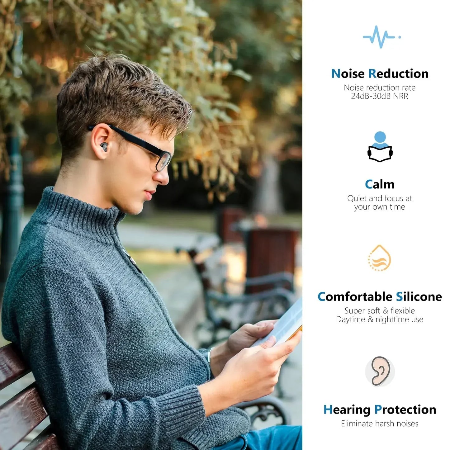 GodNatt -Tapones para dormir reutilizables