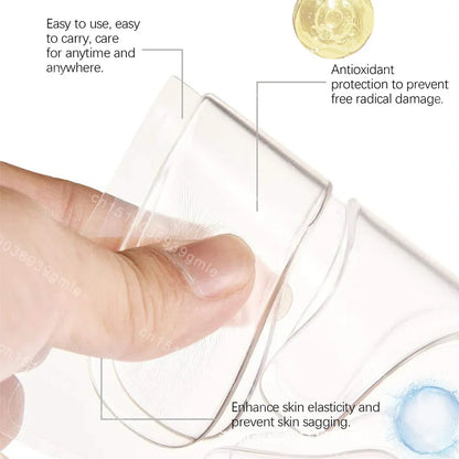 GodNatt- 16 Uds parches de silicona reutilizables contra arrugas del sueño