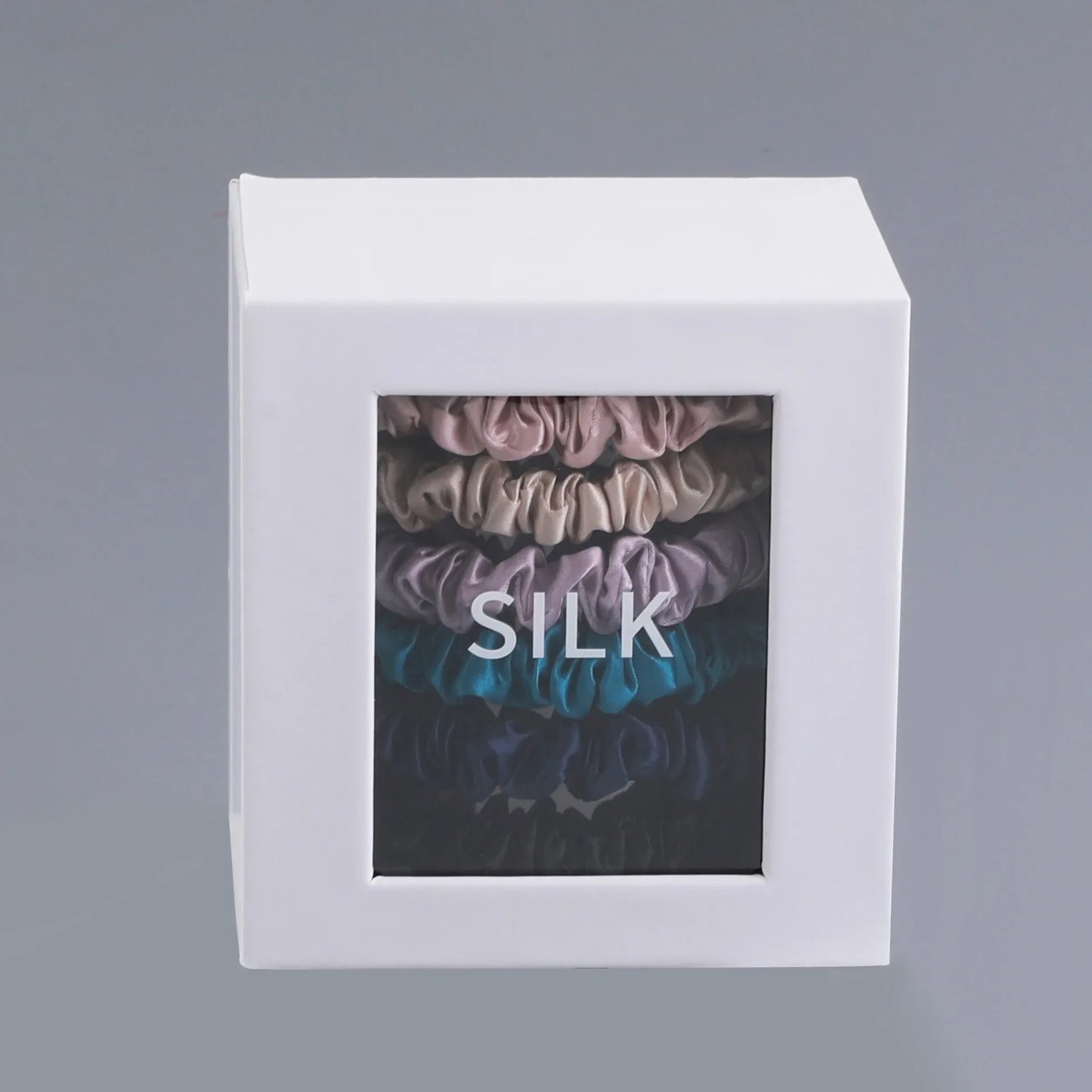 GodNatt - Colet de Seda Mulberry de 1 cm - Scrunchie de seda 6 unidades