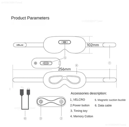 Xiaomi -Antifaz para dormir con calefacción, relajante, para dormir,