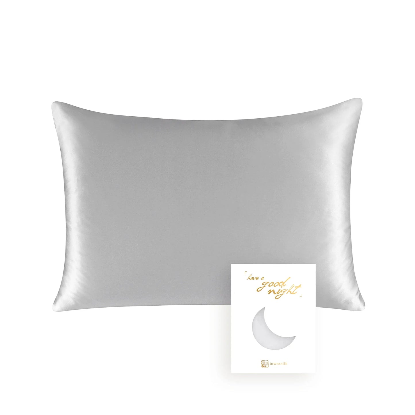 GodNatt- Funda de Seda 100% Mulberry de 22 Mommes Doble Cara