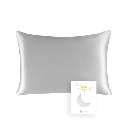 GodNatt- Funda de Seda 100% Mulberry de 22 Mommes Doble Cara