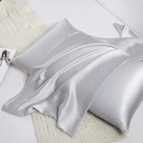 GodNatt- Funda de Seda 100% Mulberry de 22 Mommes Doble Cara