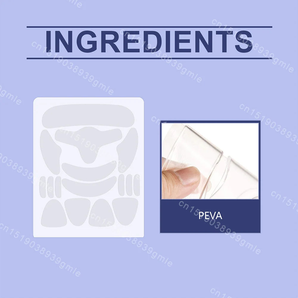 GodNatt- 16 Uds parches de silicona reutilizables contra arrugas del sueño