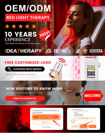 Godnatt- Terapia de Luz Roja Inalámbrico Portátil